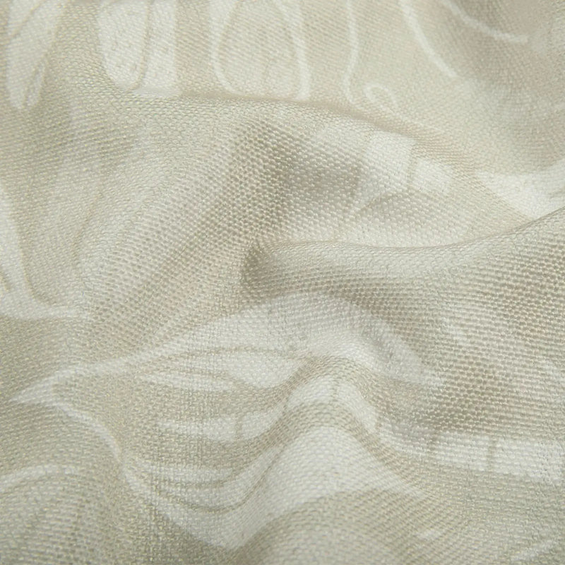 Kate Frost Pattern Cotton Drapery Pleated- -TWOPAGES