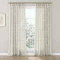Kate Frost Pattern Cotton Drapery Pleated- -TWOPAGES