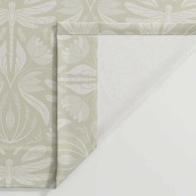 Kate Frost Pattern Cotton Drapery Pleated- -TWOPAGES
