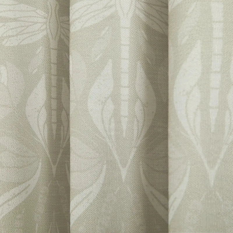 Kate Frost Pattern Cotton Drapery Pleated- -TWOPAGES