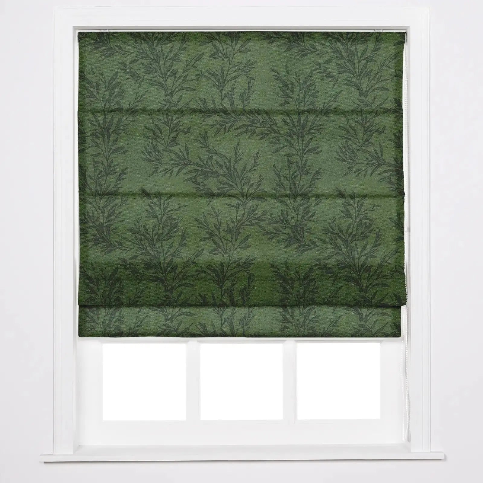 Sara Le Printed Roman Shade Cord Lift -TWOPAGES