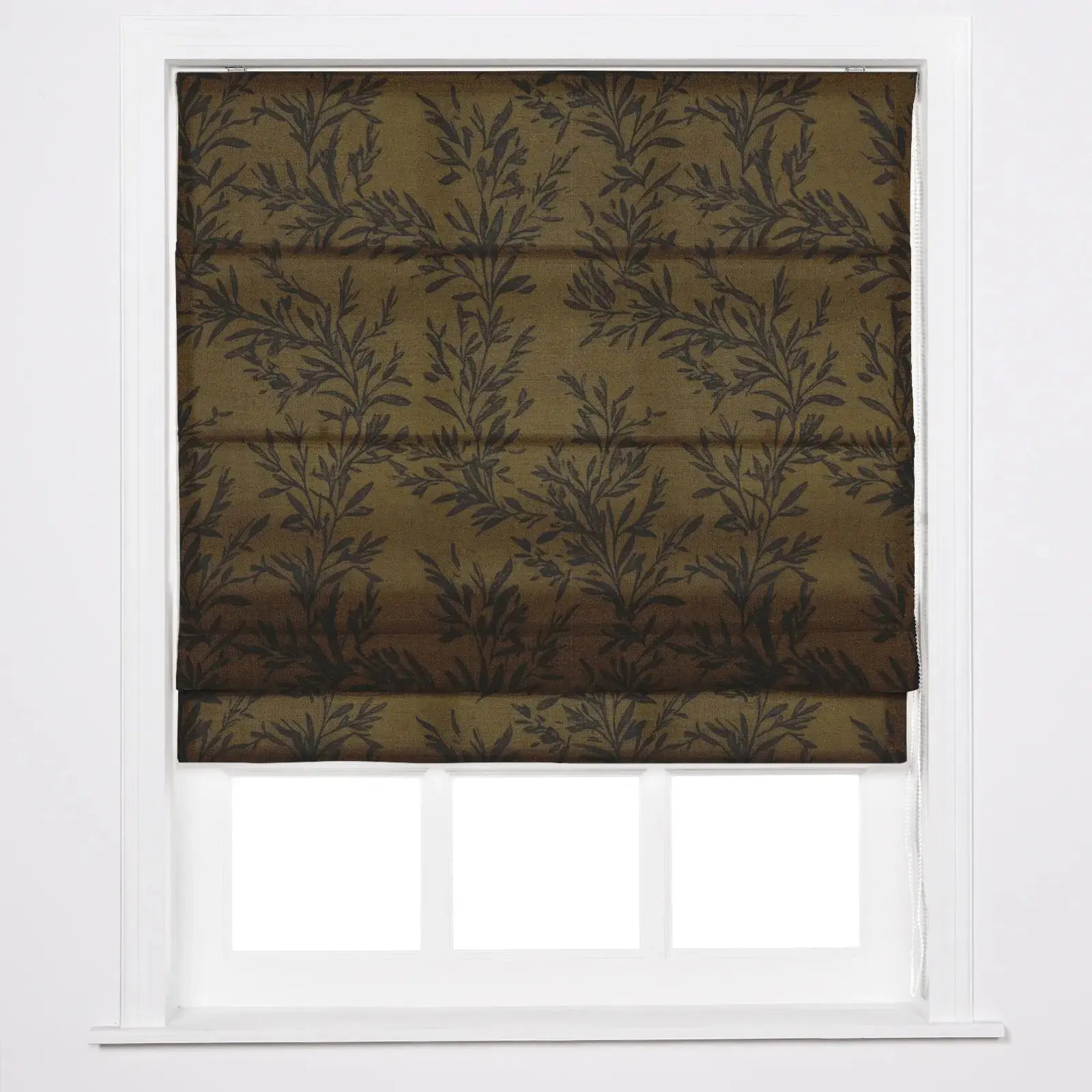 Sara Le Printed Roman Shade Cord Lift -TWOPAGES