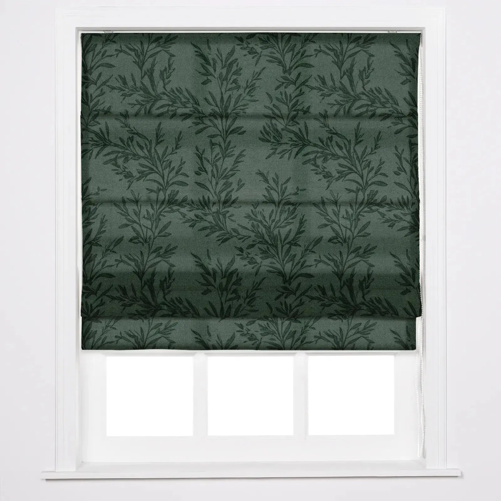 Sara Le Printed Roman Shade Cord Lift -TWOPAGES