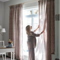 Sara Le Print Linen Drapery Pleated?-TWOPAGES