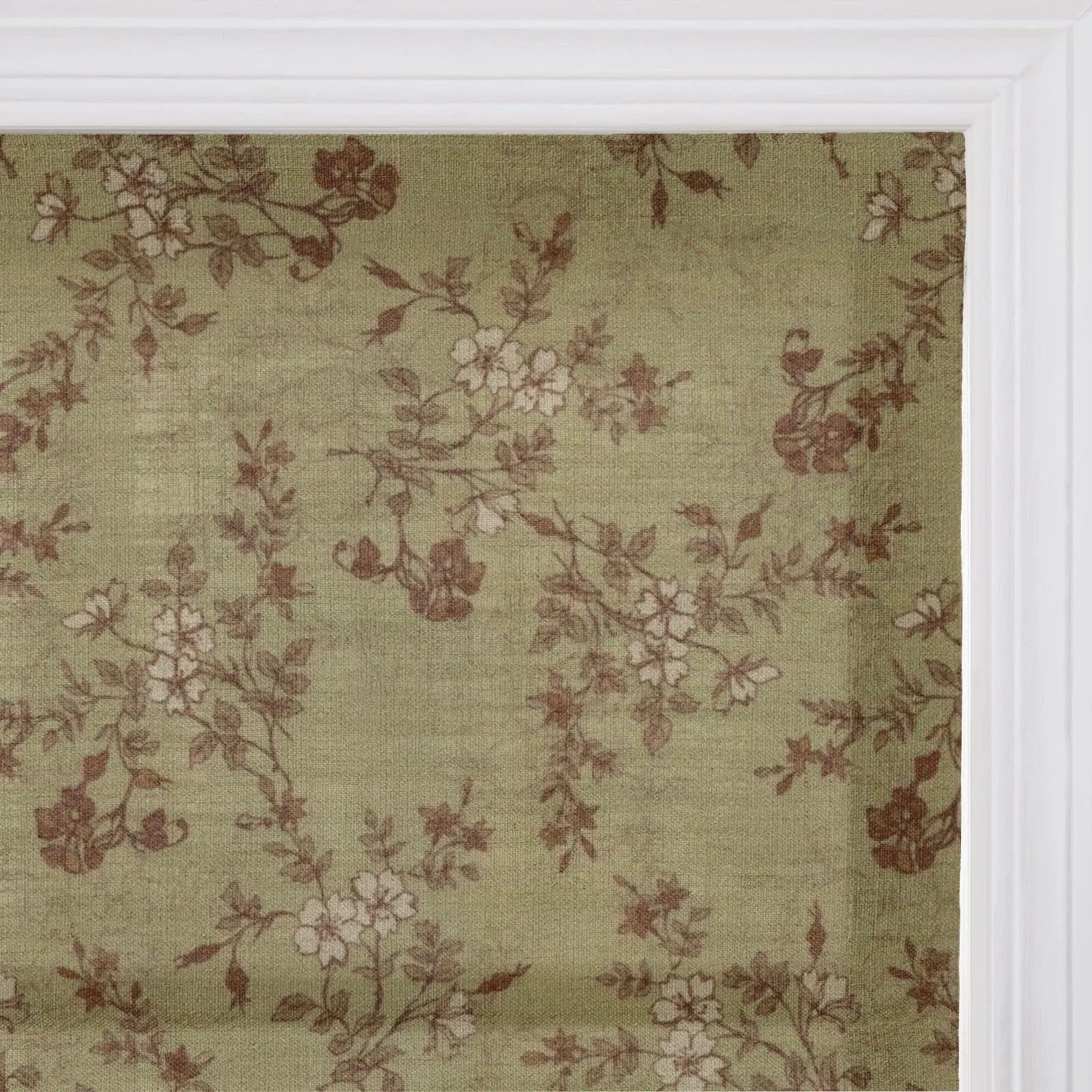Sara Le Printed Roman Shade Cordless -TWOPAGES