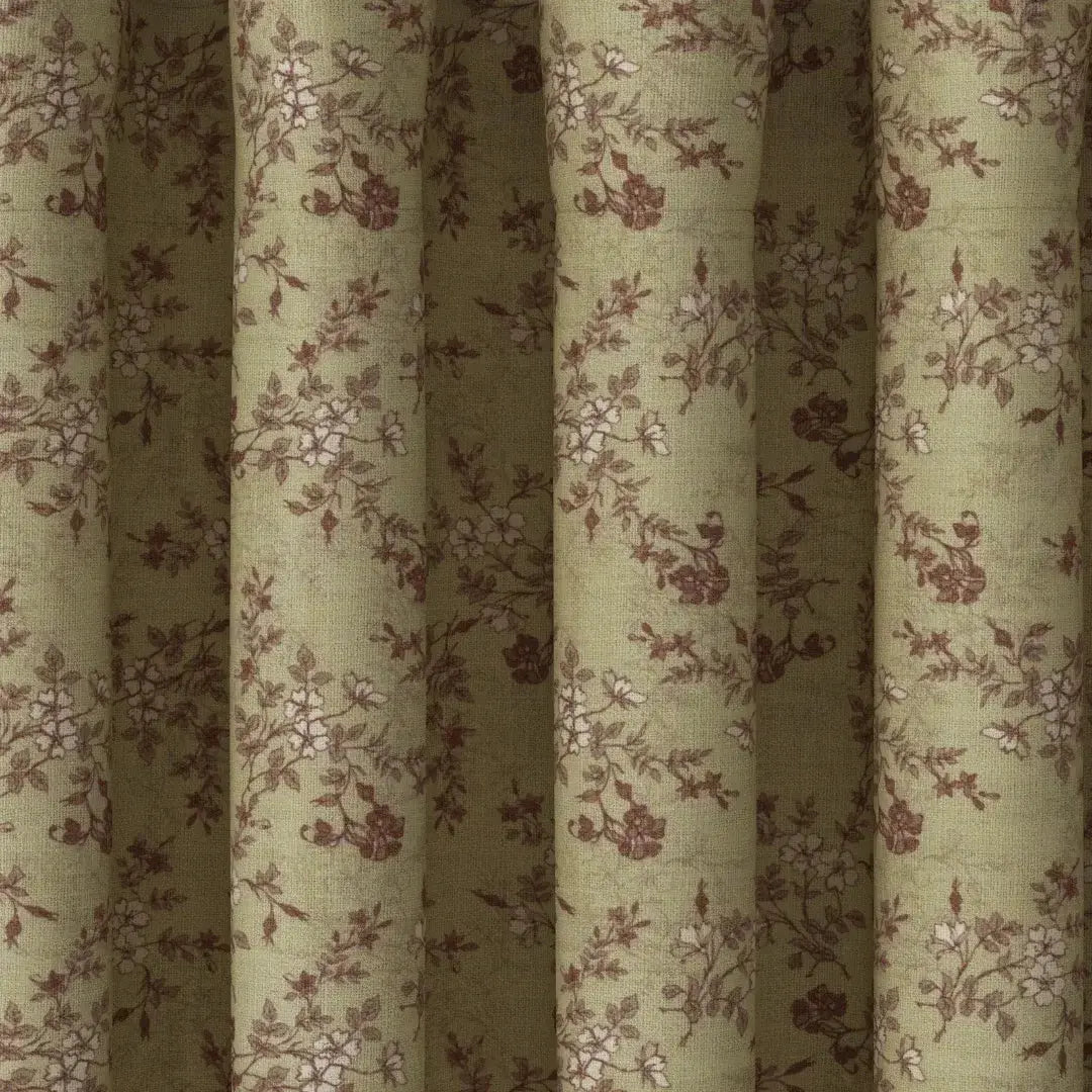 Sara Le Print Linen Drapery Pleated?-TWOPAGES