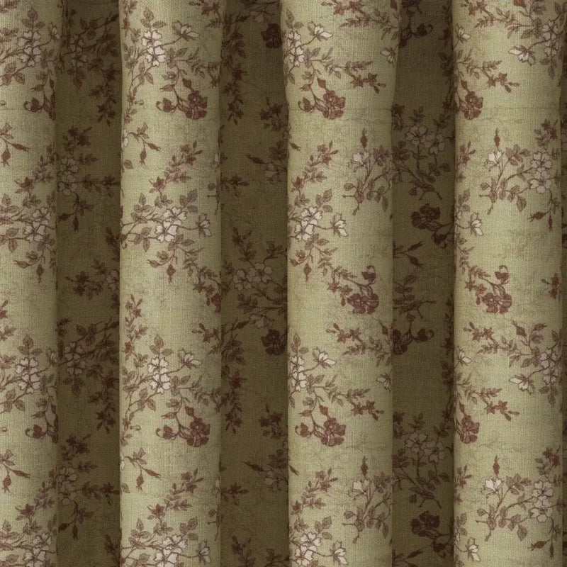 Sara Le Print Linen Drapery Pleated?-TWOPAGES