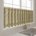 Sara Le Print Linen Pleated Cafe Curtains?-TWOPAGES