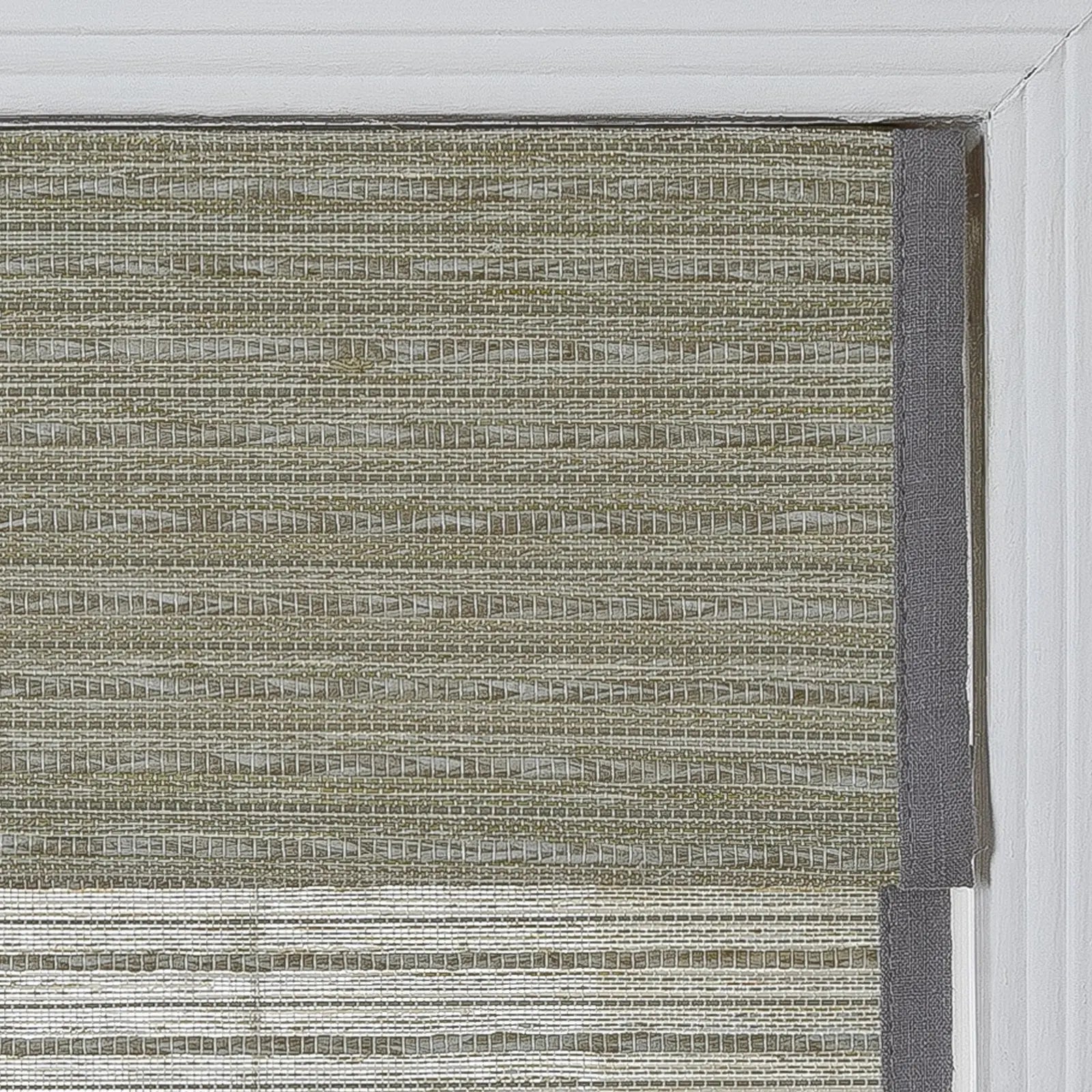 Rae Natural Ramie Flax Woven Wood Blinds - Series C-?-TWOPAGES CURTAINS