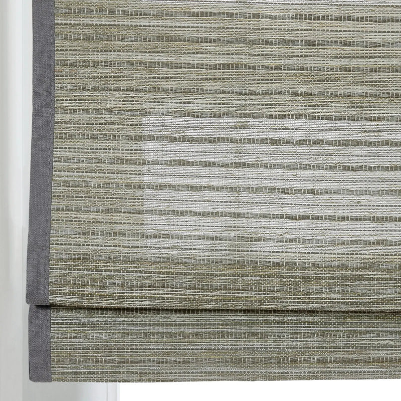 Rae Natural Ramie Flax Woven Wood Blinds - Series C-?-TWOPAGES CURTAINS