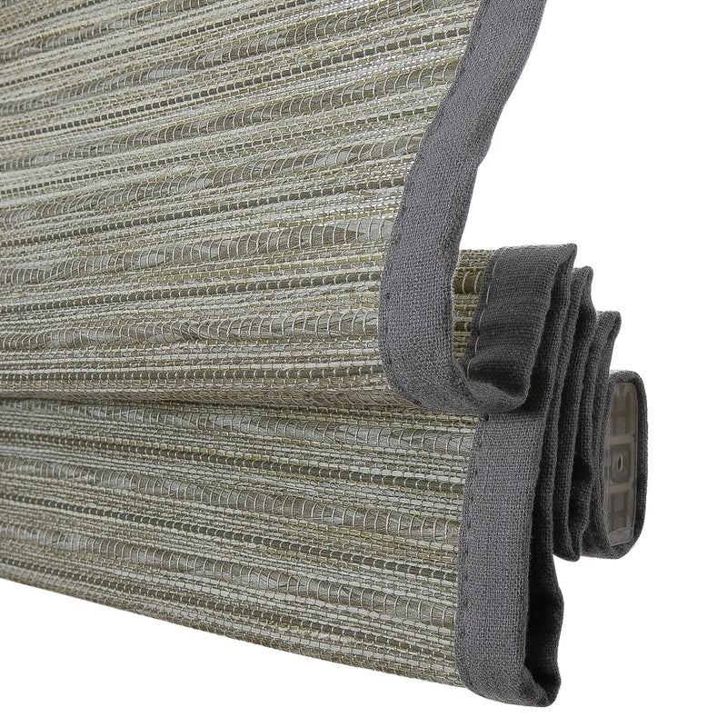 Rae Natural Ramie Flax Woven Wood Blinds - Series C-?-TWOPAGES CURTAINS