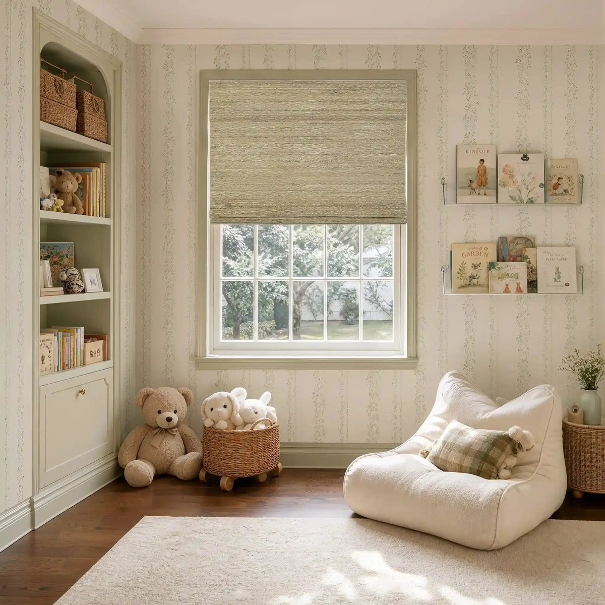 Rae Natural Ramie Jute Woven Wood Shades - Series W- -TWOPAGES CURTAINS