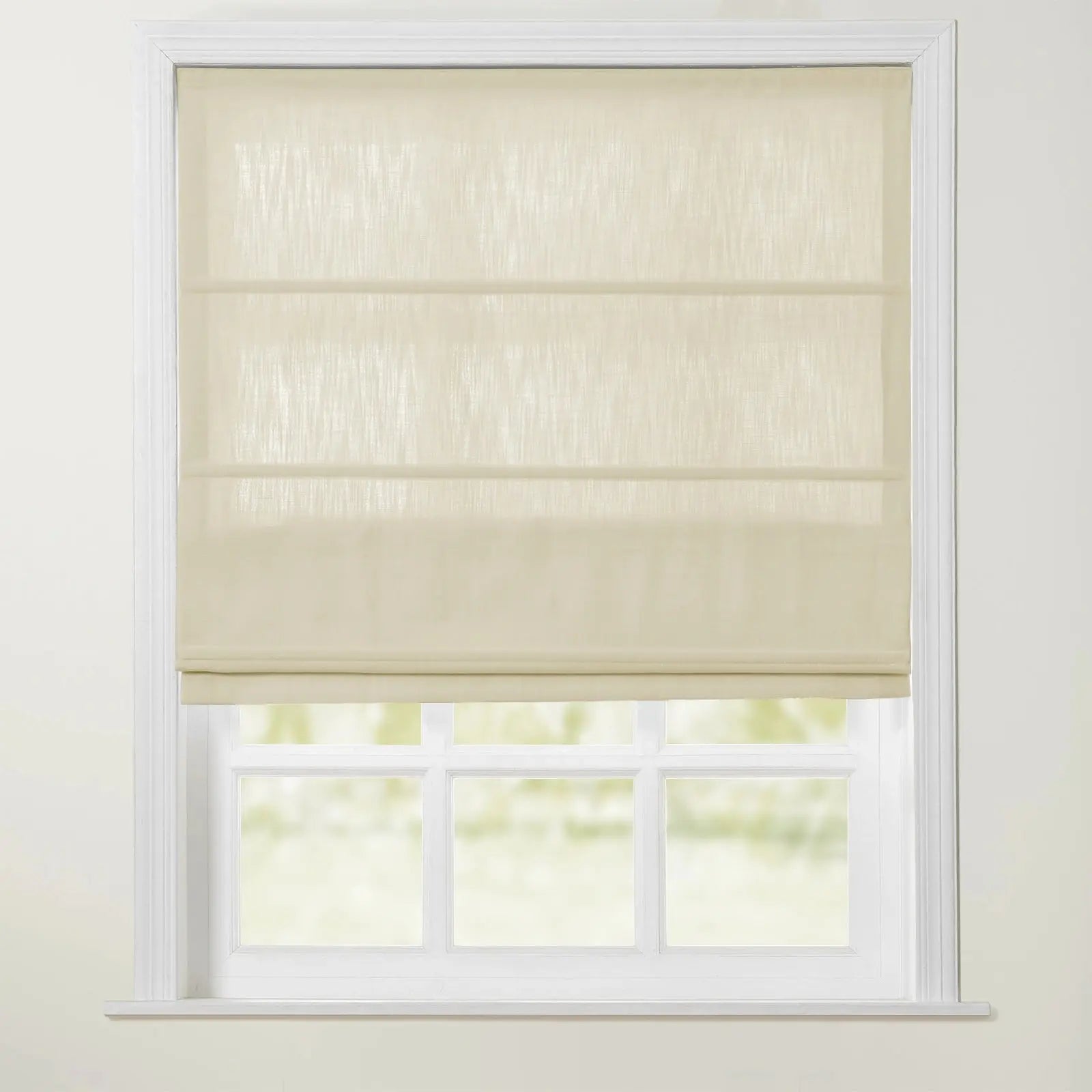 Isabella Cotton Roman Shade Cord Lift- -TWOPAGES