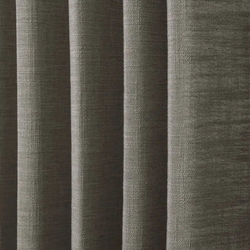 Liz Linen Pleated Cafe Curtains -TWOPAGES