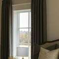 Liz Linen Blackout Curtains Pleated Drapery- -TWOPAGES