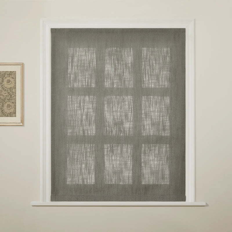 Liz Linen Flat Roman Blind Cord Lift