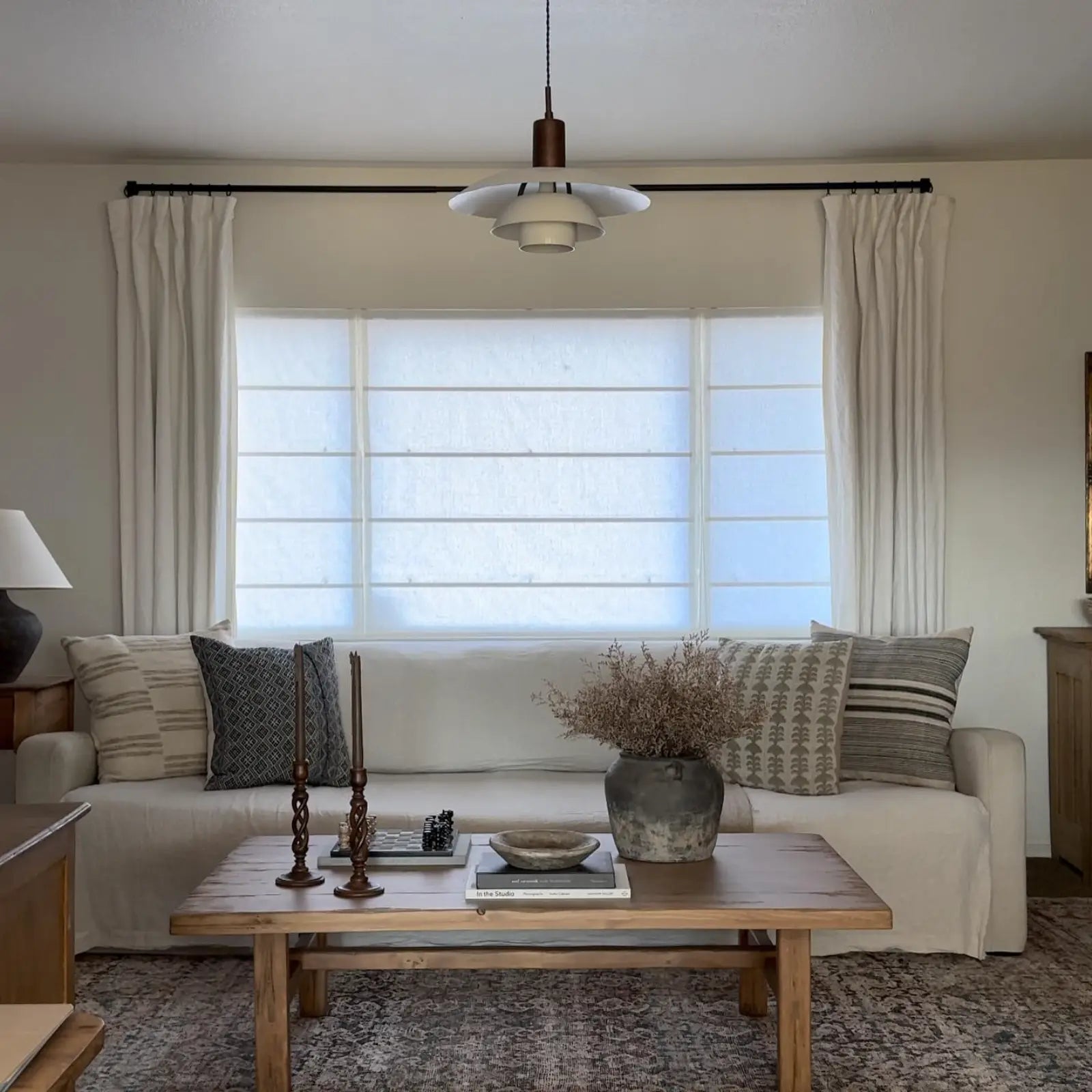 Motorized Roman Shade Cordless -TWOPAGES