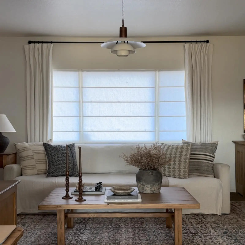 Motorized Roman Shade Cordless -TWOPAGES