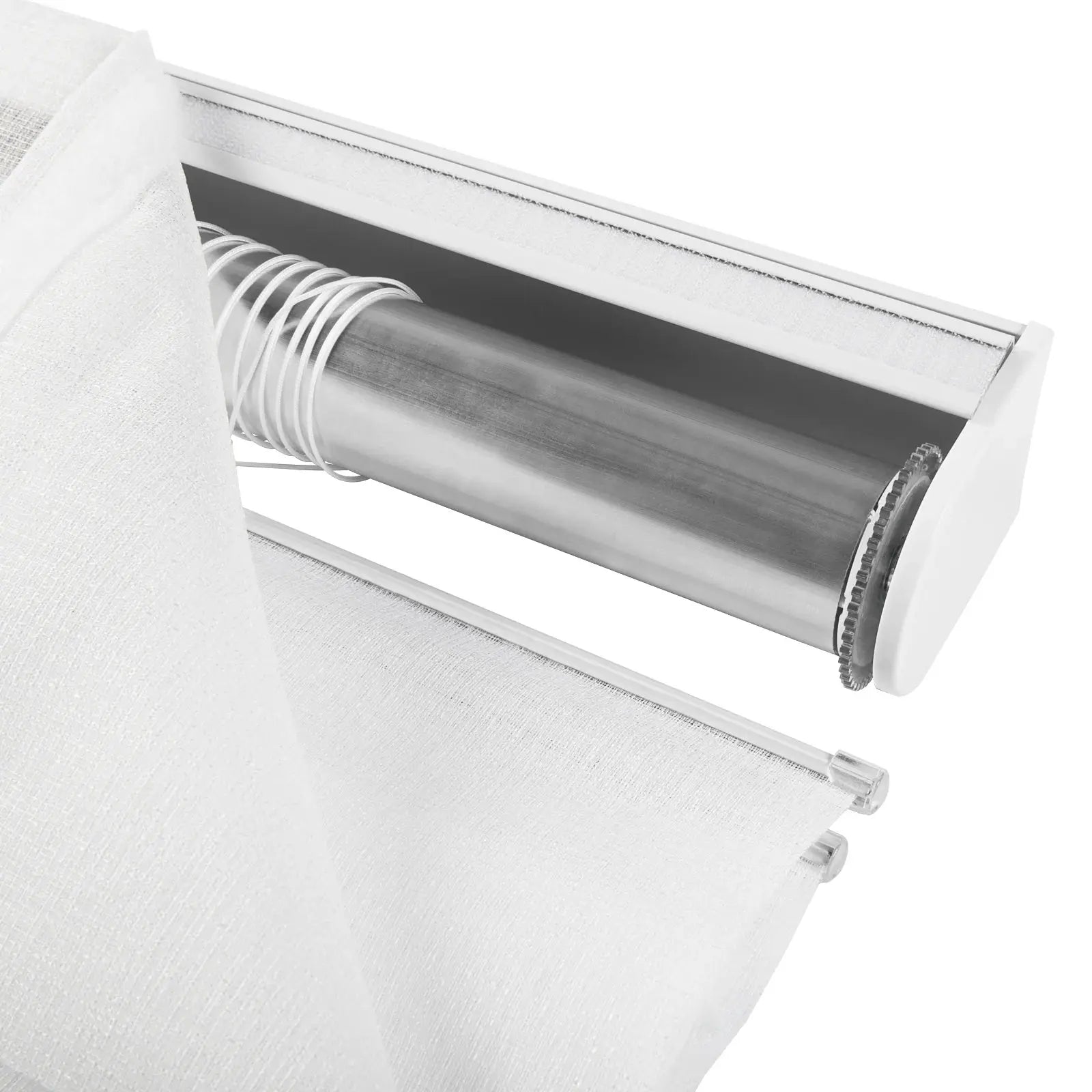 Alvin Motorized Sheer Light Filtering Roman Blind?-TWOPAGES