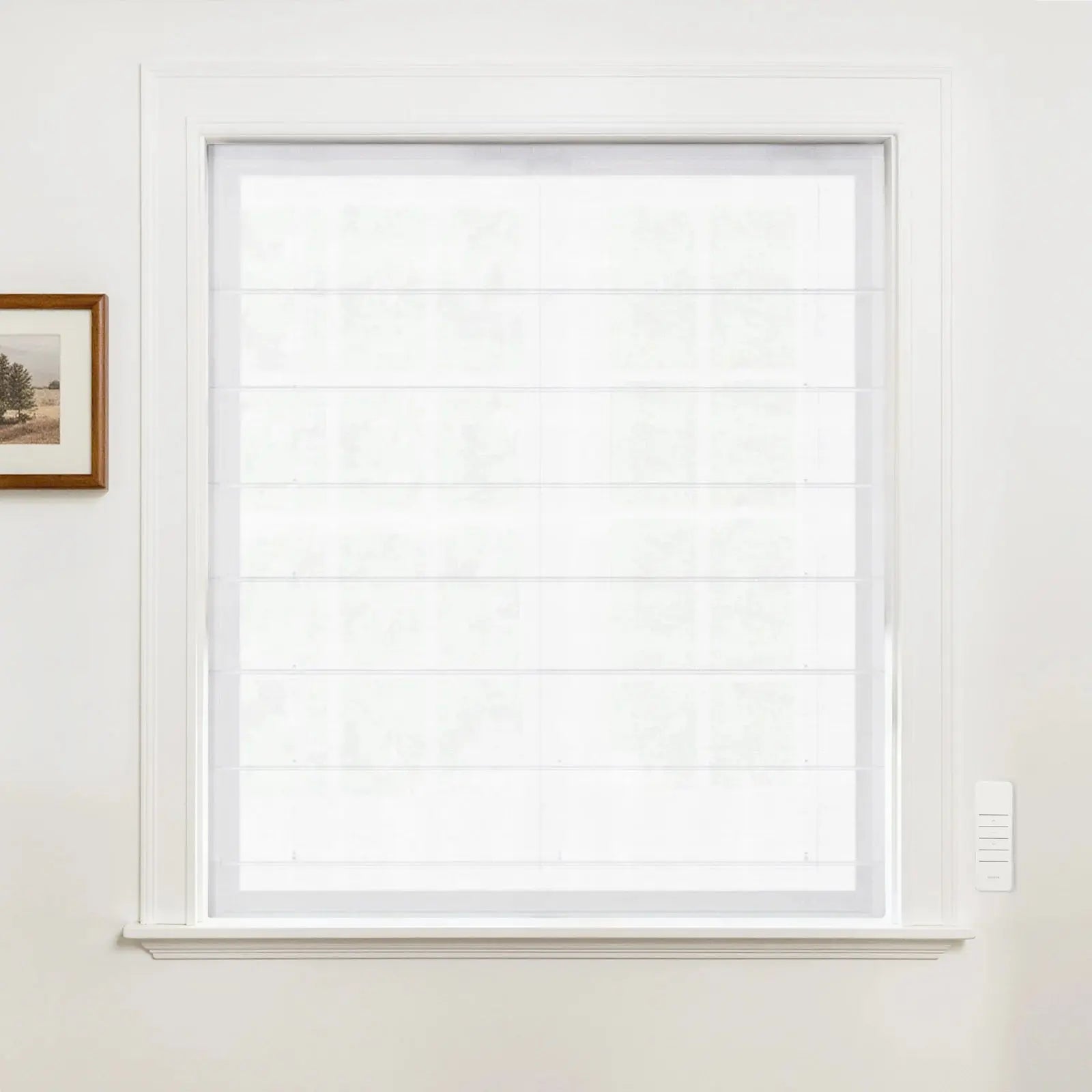 Alvin Motorized Sheer Light Filtering Roman Blind?-TWOPAGES