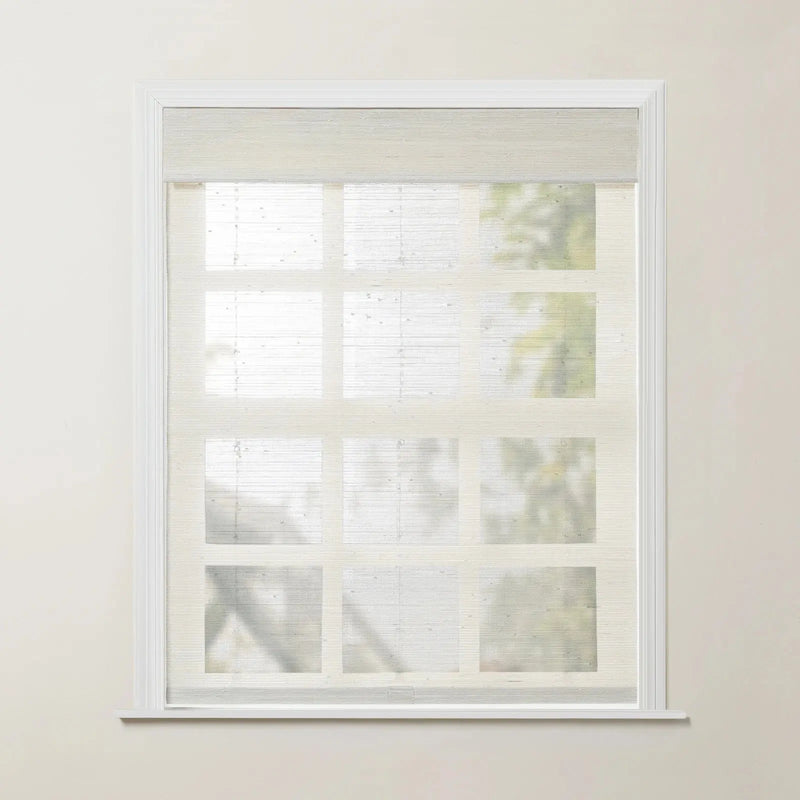 Rae Natural Ramie Jute Woven Wood Blinds - Series D-?-TWOPAGES CURTAINS