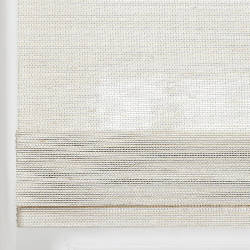 Rae Natural Ramie Jute Woven Wood Blinds - Series D-?-TWOPAGES CURTAINS