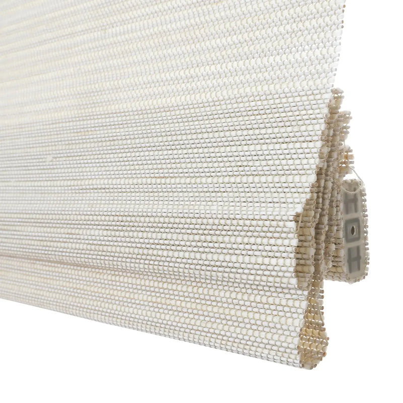 Rae Natural Ramie Jute Woven Wood Blinds - Series D-?-TWOPAGES CURTAINS