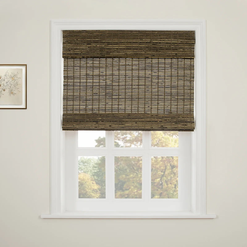 Rae Natural Ramie Jute Woven Wood Shades - Series W