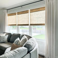Natural Ramie Bamboo Woven Blind - Beige?-TWOPAGES CURTAINS