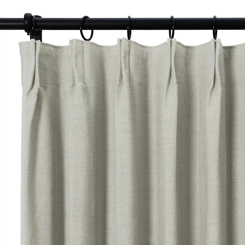 Isabella Heavyweight Cotton Drapery Pleated- -TWOPAGES
