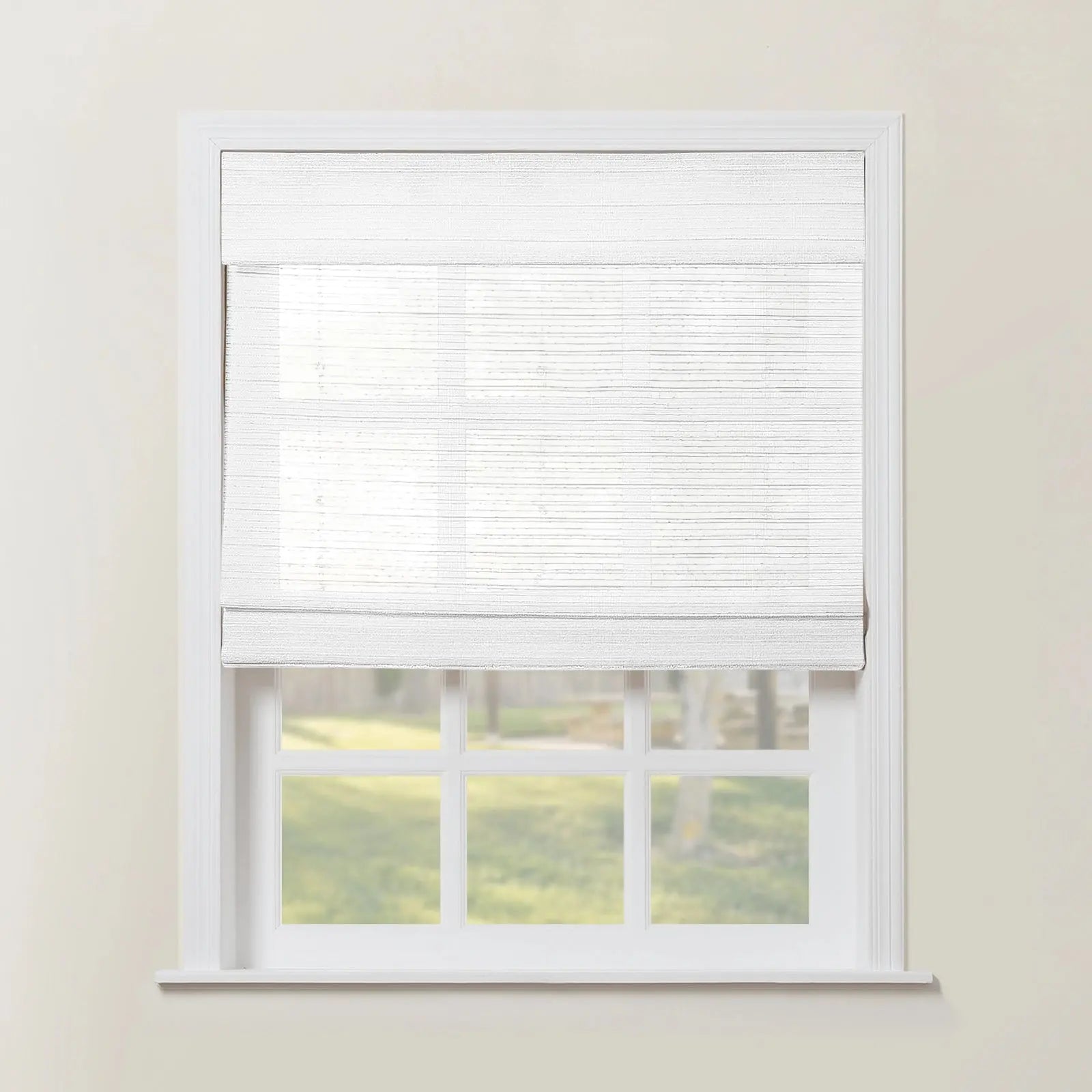 Rae Natural Ramie Flax Woven Wood Blinds - Series C-?-TWOPAGES CURTAINS