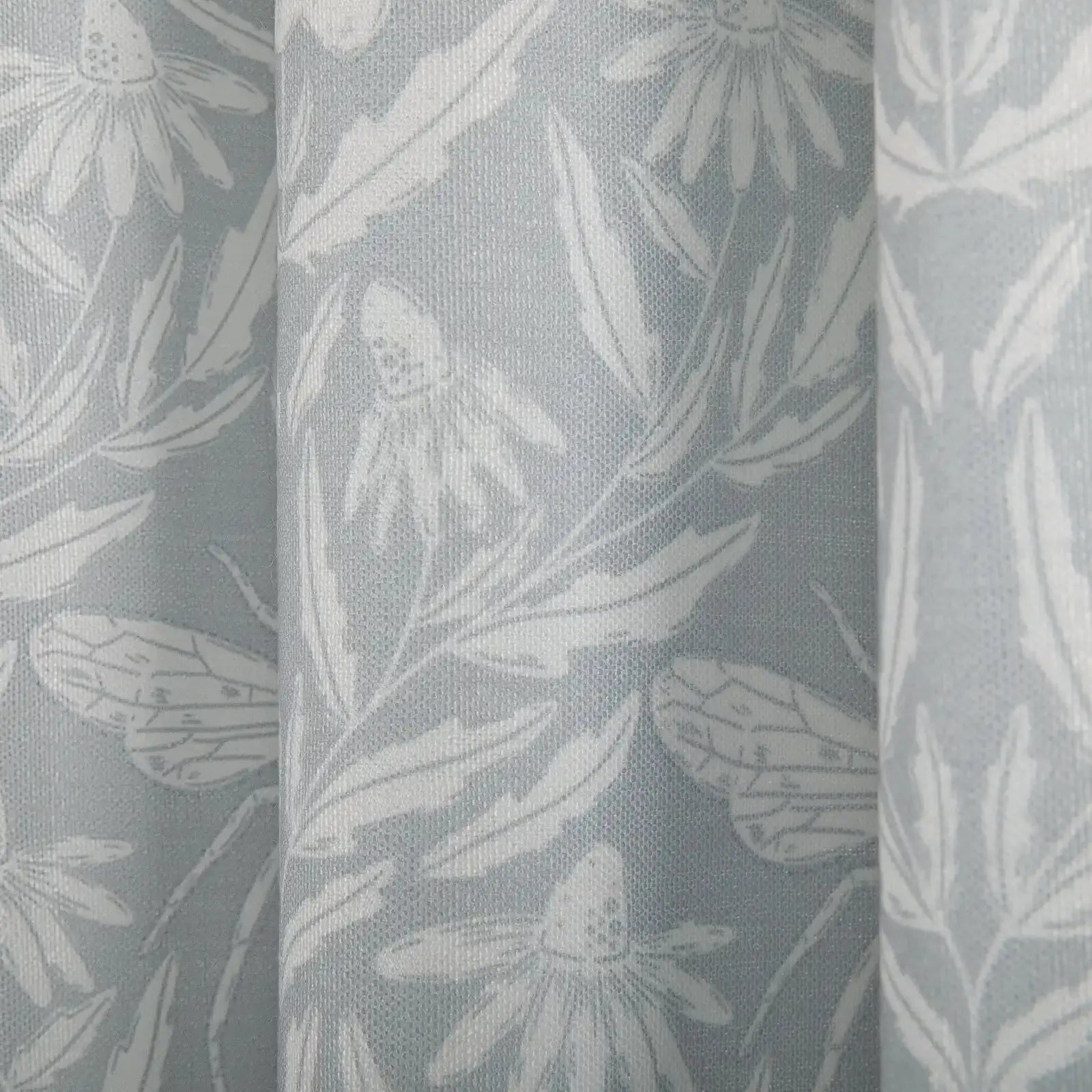 Leah Berin Garden Botanical Cotton Print Drapery Pleated- -TWOPAGES