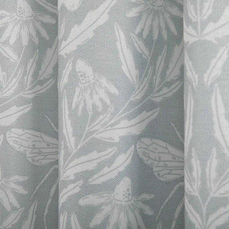 Leah Berin Garden Botanical Cotton Print Drapery Pleated- -TWOPAGES