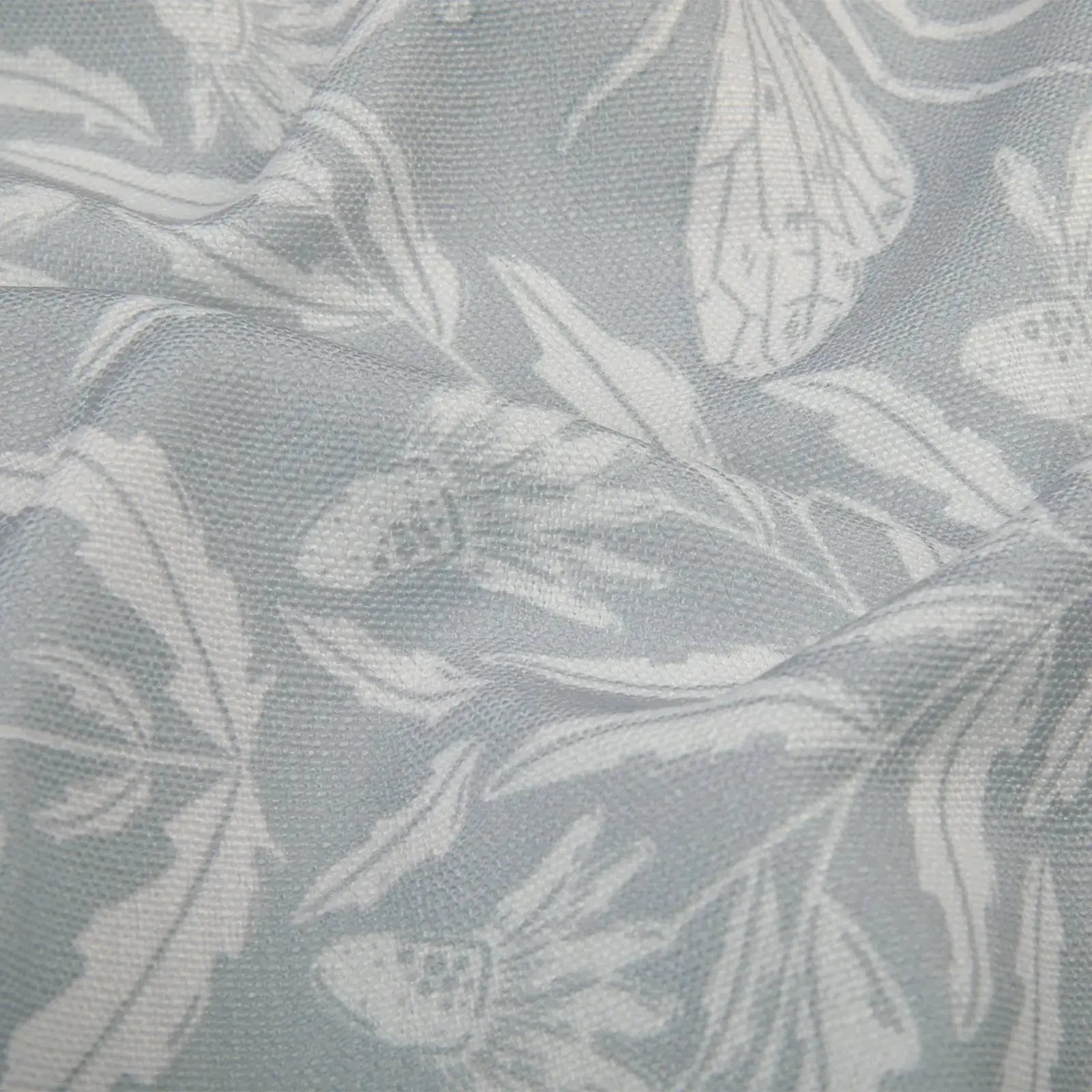 Leah Berin Garden Botanical Cotton Print Drapery Pleated- -TWOPAGES