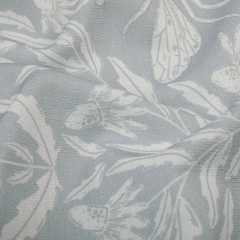 Leah Berin Garden Botanical Cotton Print Drapery Pleated- -TWOPAGES