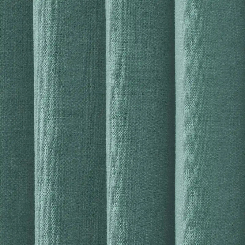 Isabella Heavyweight Cotton Curtain Pleated-?-TWOPAGES