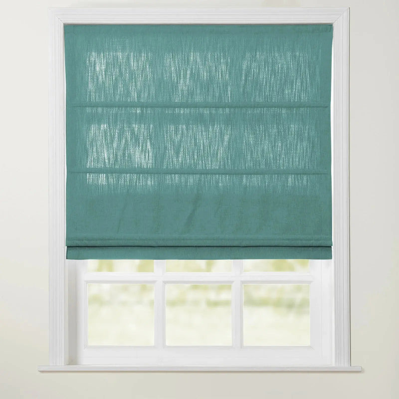 Isabella Cotton Roman Shade Cord Lift- -TWOPAGES
