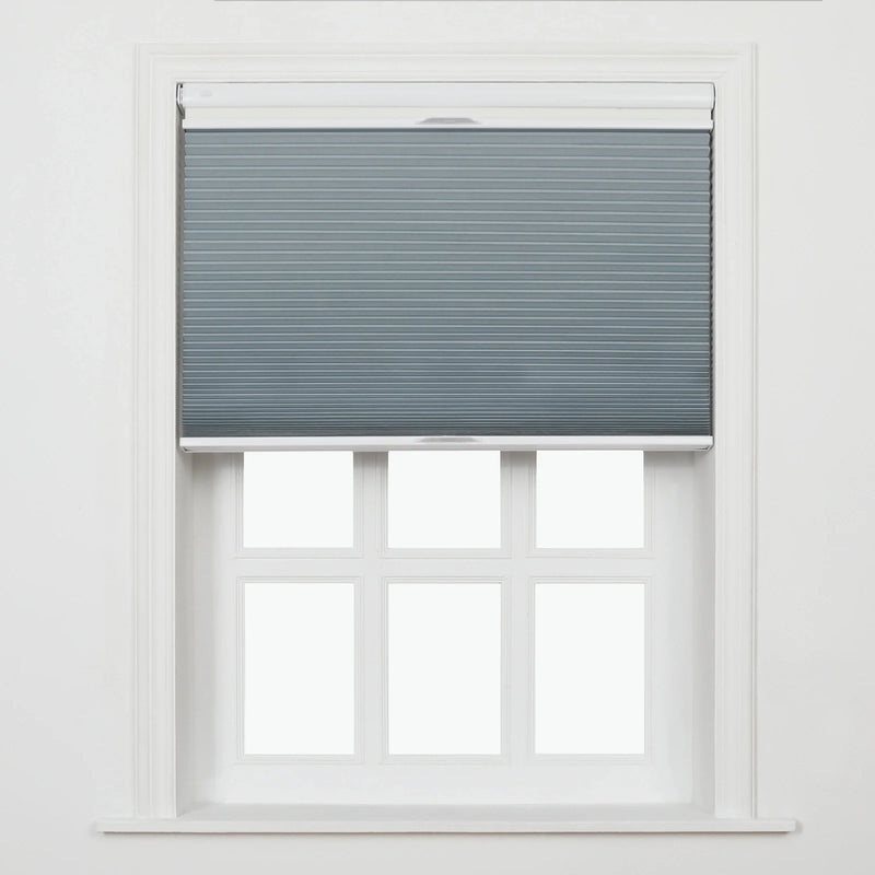 Aura No-Drill Day Night Blackout Cellular Window Blinds Cordless