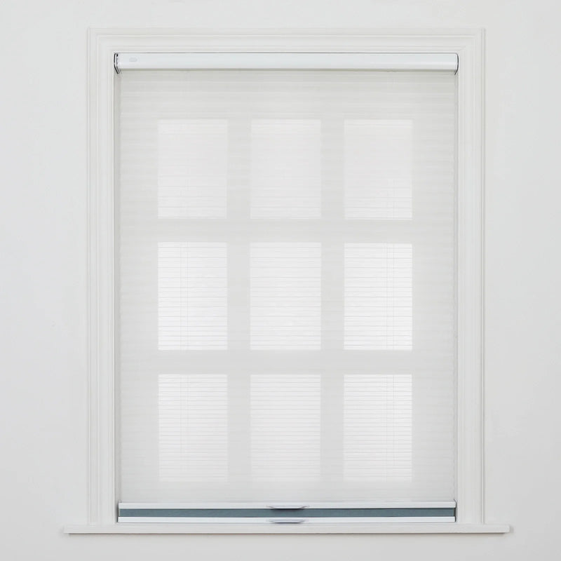 Aura No-Drill Day Night Blackout Cellular Window Blinds Cordless