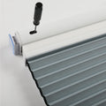 Aura No-Drill Day Night Blackout Cellular Window Blinds Cordless