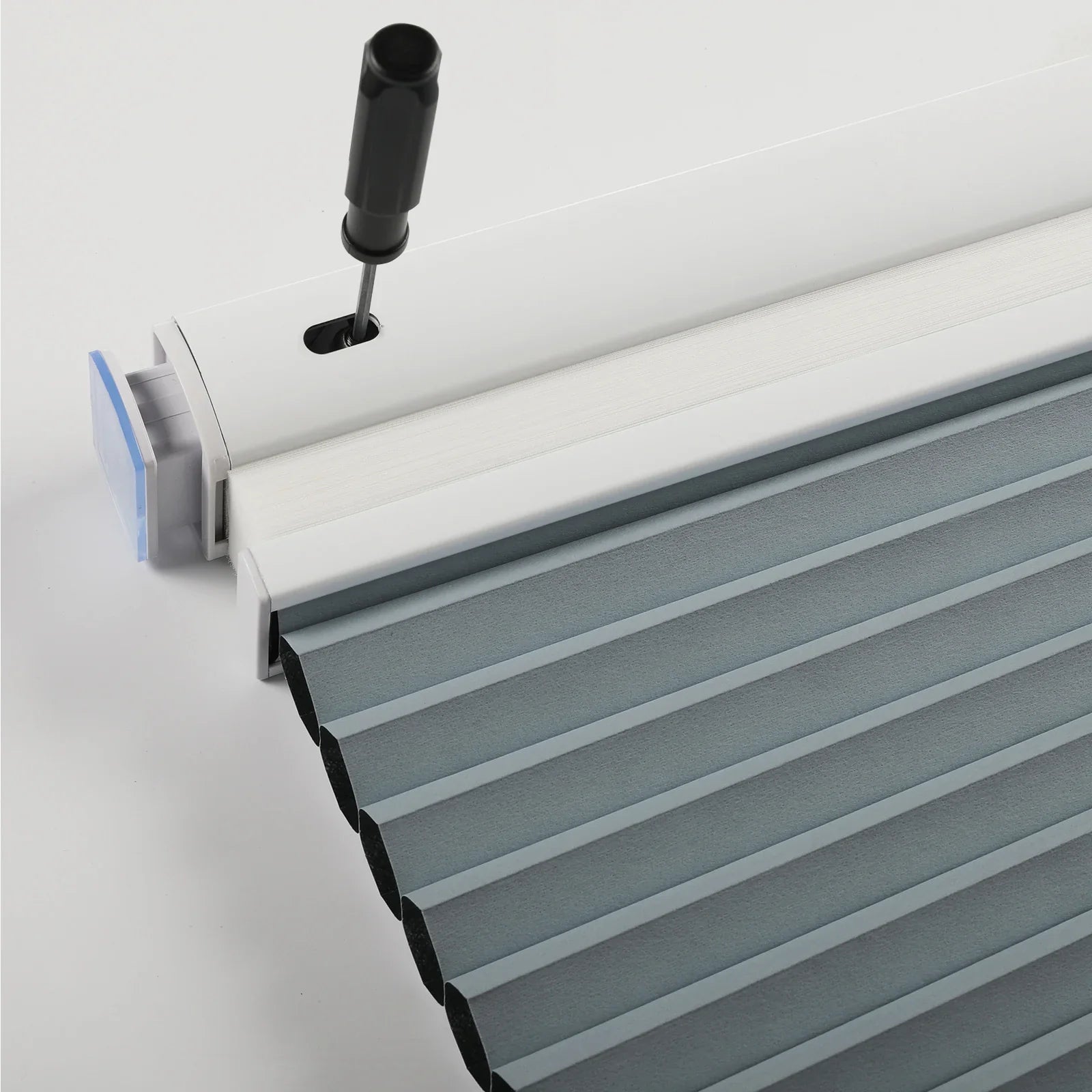 Aura No-Drill Day Night Blackout Cellular Window Blinds Cordless