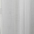 Florida Embossed White Semi Sheer Curtain Pleated?-TWOPAGES