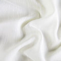 Florida Embossed White Semi Sheer Curtain Pleated?-TWOPAGES