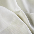 Florida Embossed White Semi Sheer Curtain Pleated?-TWOPAGES