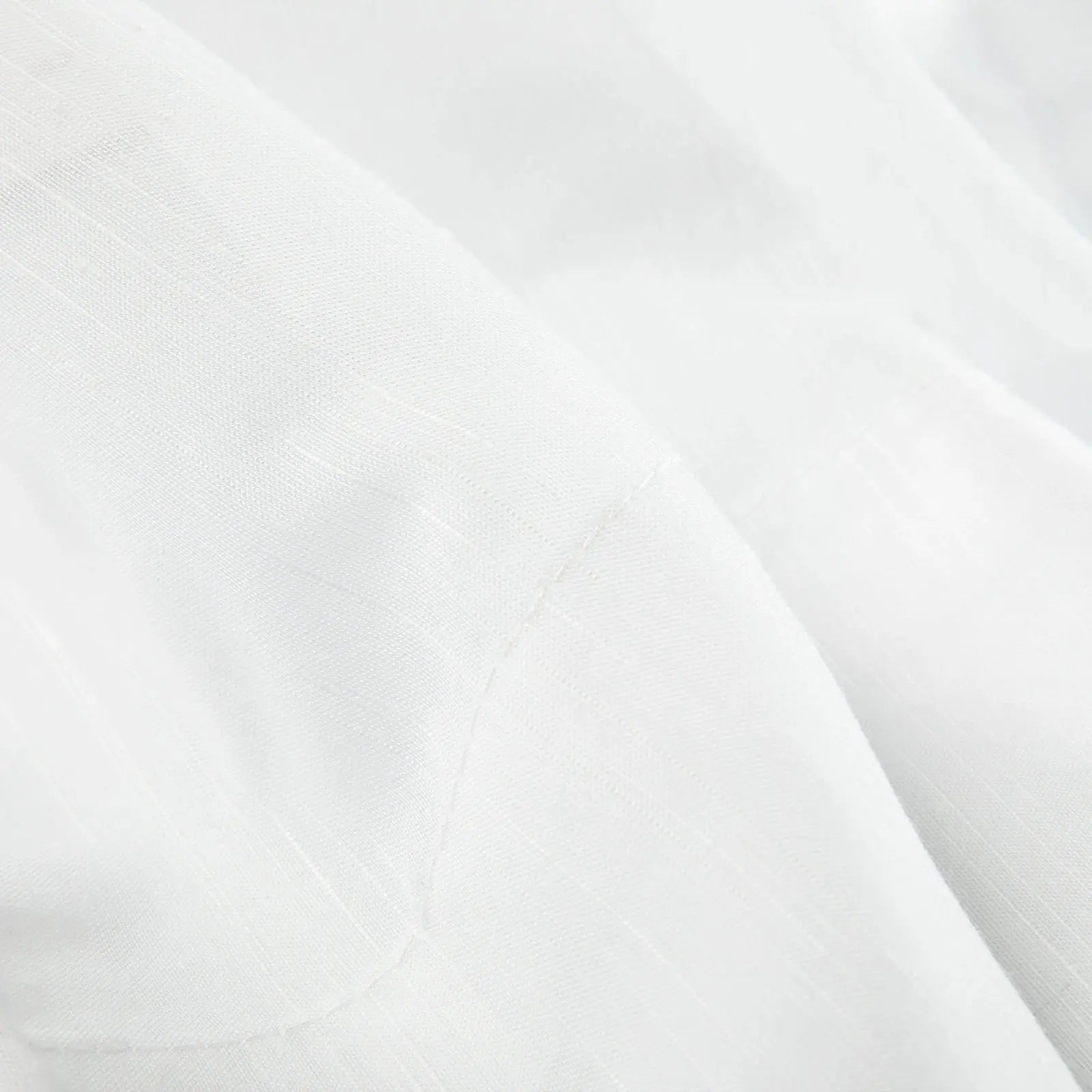 Florida Embossed White Semi Sheer Curtain Pleated?-TWOPAGES