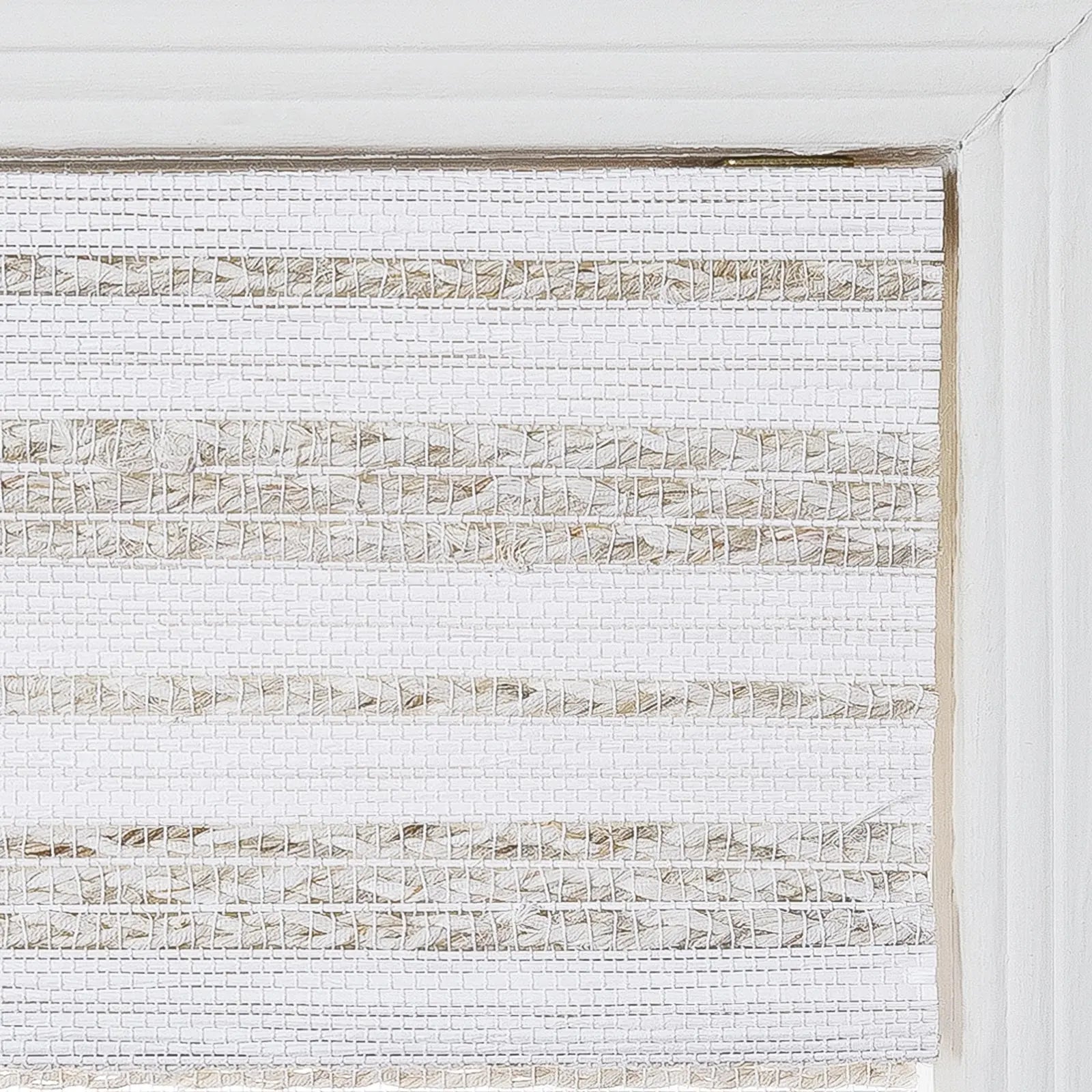 Rae Natural Ramie Flax Woven Wood Blinds - Series C-?-TWOPAGES CURTAINS