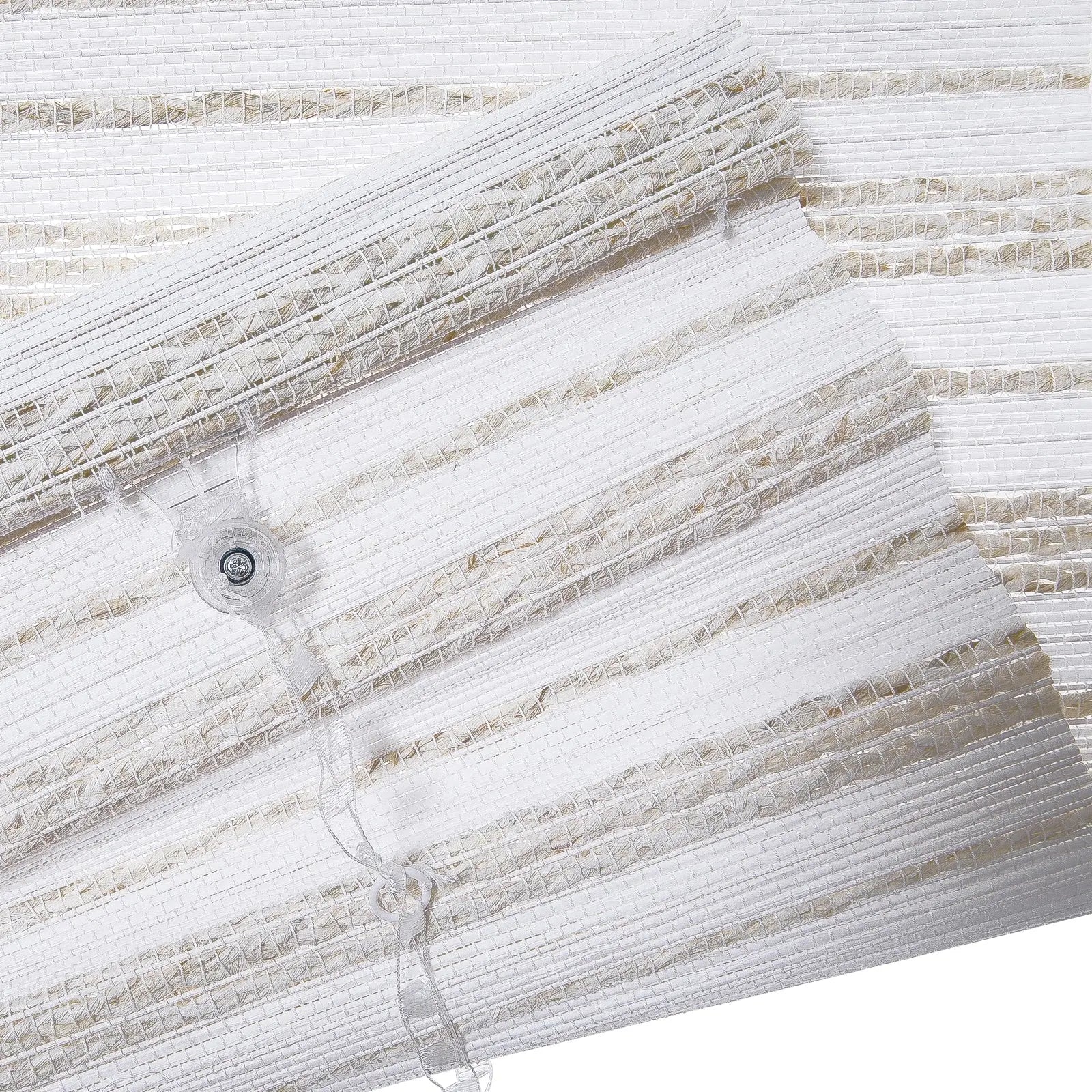 Rae Natural Ramie Flax Woven Wood Blinds - Series C-?-TWOPAGES CURTAINS
