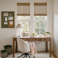 Rae Natural Ramie Jute Woven Wood Blinds - Series W-?-TWOPAGES CURTAINS