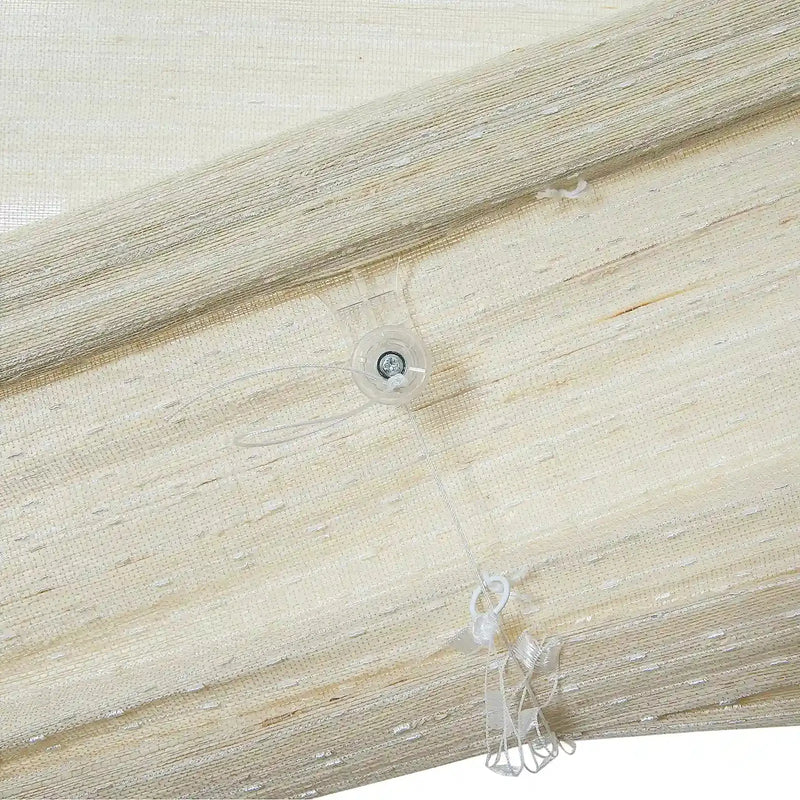 Rae Natural Ramie Jute Woven Wood Blinds - Series M-?-TWOPAGES CURTAINS