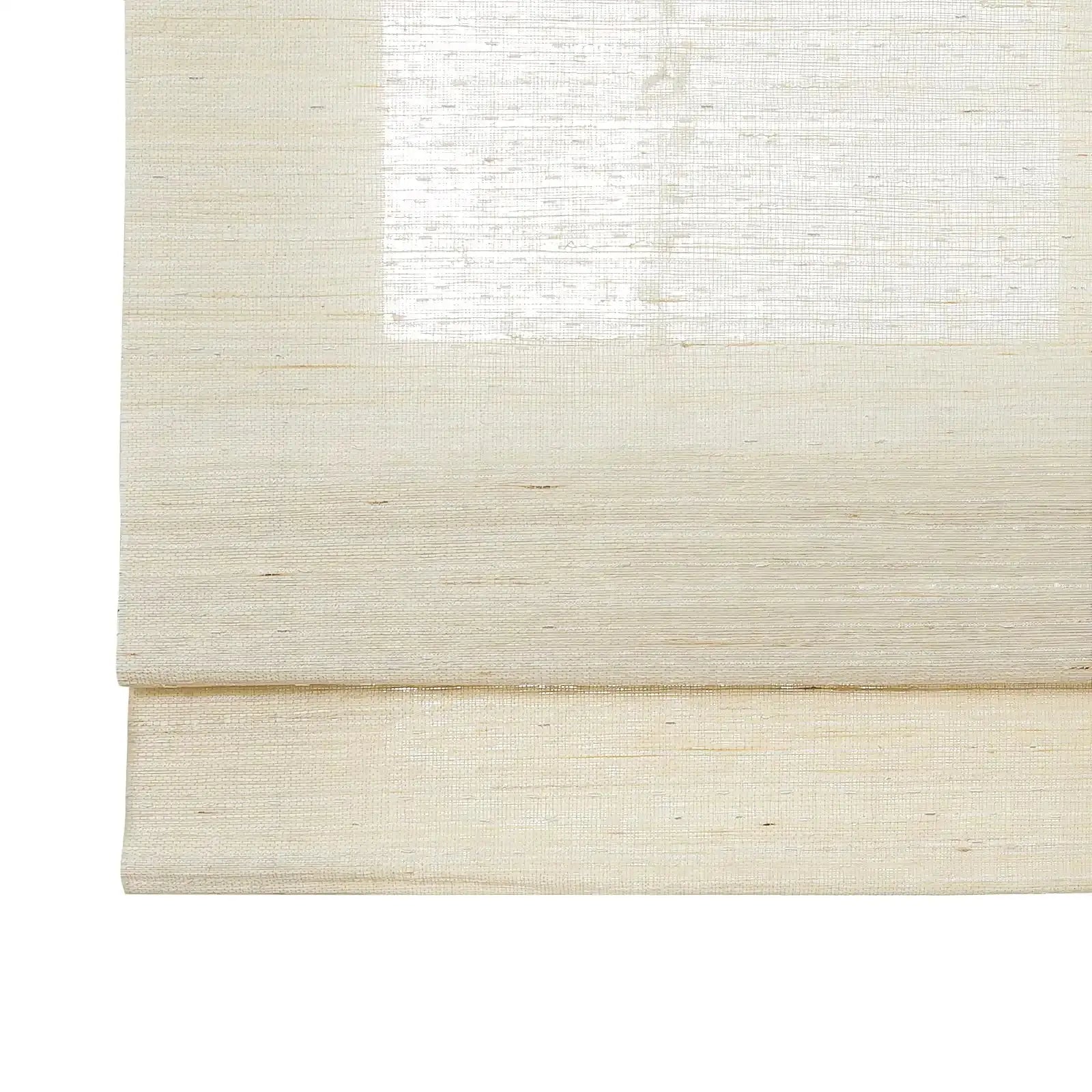 Rae Natural Ramie Jute Woven Wood Blinds - Series M-?-TWOPAGES CURTAINS